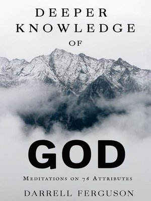 cover image of Deeper Knowledge of God